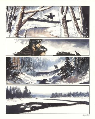 Bernard Vrancken | Nouvelle France, Chapitre V, planche orig | Daniel Maghen