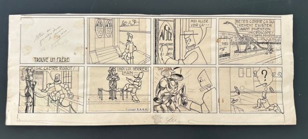 Raymond, Jeannin - 1 Original page - Mr Robot - 1941 | Catawiki