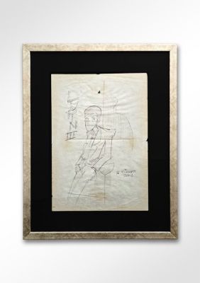 Guglielmo Signora - 1 Original drawing - Lupin III - Studio di personaggio - 2001 | Catawiki