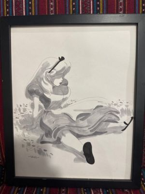 Vives, Bastien - 1 Original drawing - Alice in Wonderland - Alice au Pays des merveilles