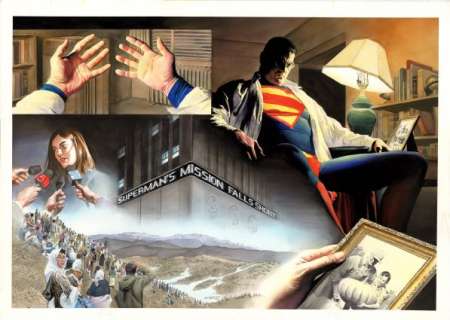 Ross, Alex - SUPERMAN: PEACE ON EARTH Double Page Splash