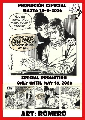 Enric Badia Romero | Modesty Blaise – Original daily strip #3465 – Romero | Origin Of Comics