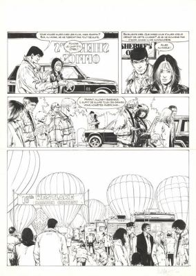 William Vance - Planche originale n°16 - Lâchez les chiens ! - XIII