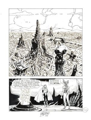 Bonazzi, Germano - 4 Original page - Nathan Never Gigante #5 - "Nemo" - 2000 | Catawiki
