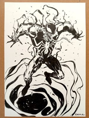 Guillermo Sanna - Original drawing - Venom - Signed and Sealed - 2026 | Catawiki