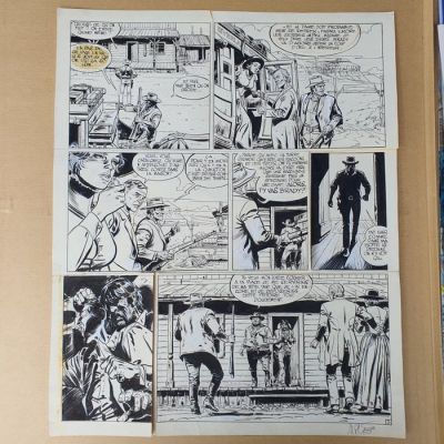 Rouge, Michel Original page - Comanche - Les cavaliers du rio perdu - 1987 | Catawiki