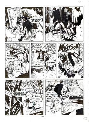 Mari, Nicola - 1 Original page - Dylan Dog Speciale #13 - "Goliath" - 1999 | Catawiki