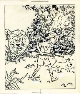 Hergé (Georges Remi Dit) 1907-1983 | TINTIN AU CONGO | Artcurial
