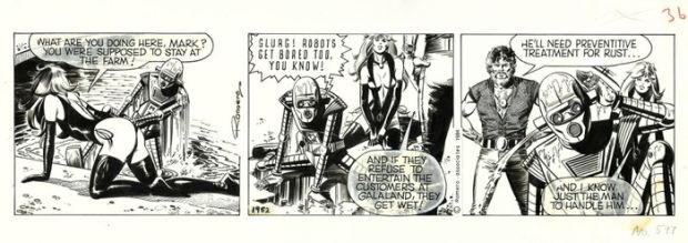 Romero, Enric Badia - 1 Original page - Axa - strip #1952 - Signed - 1984 | Catawiki