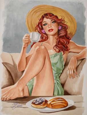 Sly - Pin up Art - Time for Myself | Catawiki