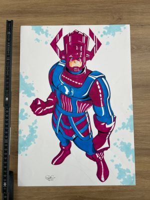Elsa Chassetier - 1 Original colour drawing - Galactus - 2015 | Catawiki