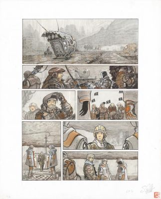 Serge Pellé - Planche originale n°35 - Cicatrices - Orbital