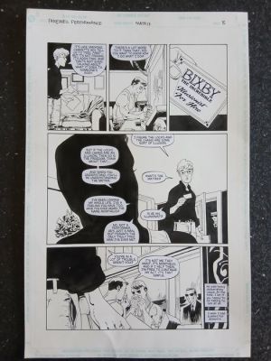 Tim Sale - 1 Original page - Matrix - Performance