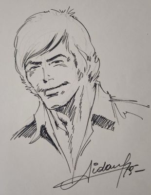Édouard Aidans - 1 Original colour drawing - Tony Stark - 1979 | Catawiki