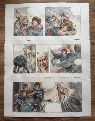 Manara, Milo - 1 Original page - Borgia - Les Flammes du Bûcher - 2008