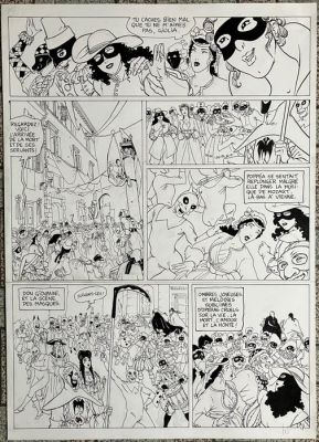 Reculé, Henri - 1 Original page - Le Crépuscule des Anges T2 - Maestro - 1999 | Catawiki