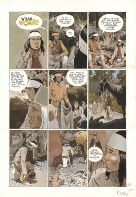 Christian Rossi | Planche originale n° 58 - Comanche Trail | Daniel Maghen