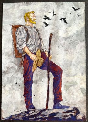 Gradimir Smudja - 1 Dessin original couleur - Van Gogh | Catawiki