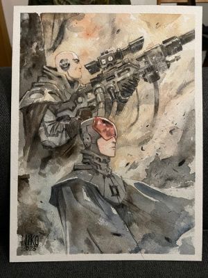 Henrichon, Niko - 1 Watercolour - Meta-Baron - 2025 | Catawiki