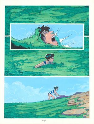 Davide Tosello | Planche originale n°163 - Maison Croa Croa | Daniel Maghen