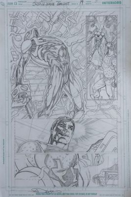 Fernando Dagnino (Pencil) Original page - Justice League Generation Lost - #19, Page 3