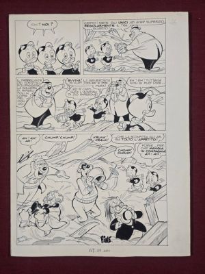 Chierchini, Giulio - 1 Original page - Almanacco di Topolino" n. 267 - Zio Paperone e la contesa sci...operata pg. 26