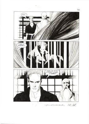 Roi, Corrado - 1 Original page - Nathan Never Gigante #17 - "I giorni della maschera" - 2014