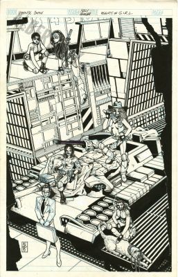 Cully Hamner | Penthouse Comix- Agents of G.I.R.L. | Albert Moy