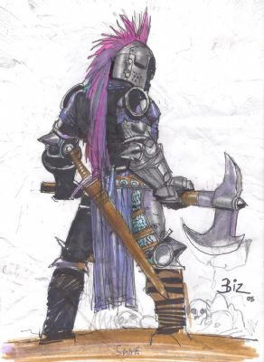 Simon Bisley | Bisley - Magic the Gathering: Inspirit Prelim | ComicArtFans Classifieds
