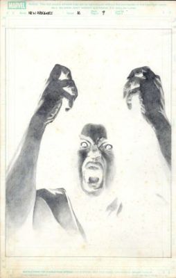 McNiven, Steve - NEW AVENGERS (2005) #16 Splash Page | Metropolis Comics