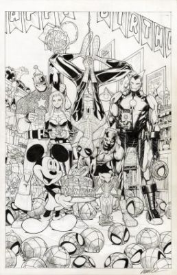 Ramos, Humberto - AMAZING FANTASY - D23 EXCLUSIVE EDITION #1000 Cover | ComicConnect