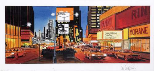 Vance | Illustration couleurs Ã  l’encre de Chine et Ã  l’… | Banque Dessinée