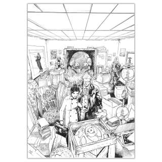 Stéphane de Caneva - La Brigade Chimérique - Couverture épisode 1 - Illustration originale