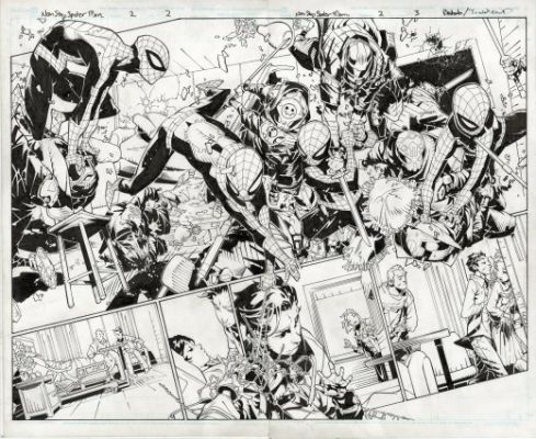 Bachalo, Chris - NON-STOP SPIDER-MAN (2020) #2 Double Page Spread | ComicConnect