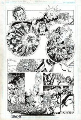 Perez, George - FINAL CRISIS: LEGION OF THREE WORLDS #2 Interior Page