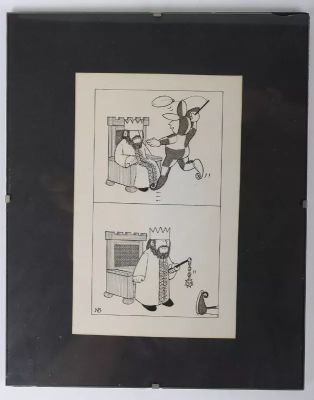 Lot 57 - Original Artwork by Artist NB. Jester and the King. | misc / divers