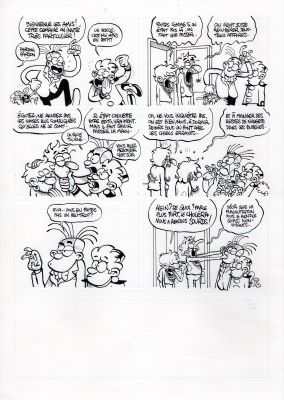 Fabrice Erre | Planche originale édito du magazine Spirou | Les dessinateurs