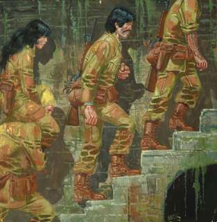 Illustration originale de Archie Cash publiée dans le Journal de Spirou Ã  l‘occasion de la sortie du Tome 7- Le démon aux cheveux d‘ange par MALIK