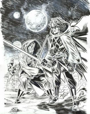 Roger Bonet | Summer Sale (Ends August 31) // Orginal drawing: The return of Anakin – Roger | Origin Of Comics
