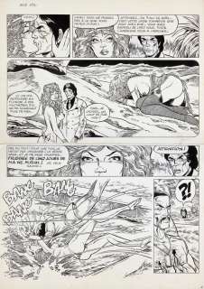 Géron | Le Privé, planche n°2 à l’encre de Chine de… | Millon