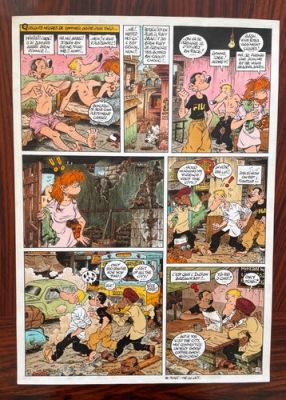 Planche originale de BD Dodo & Ben Radis "les Closh"