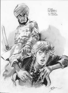 Follet, René | Grand Dessin original  - Steve Severin | Catawiki