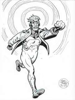 Chas Truog - Animal Man - Pencil & Ink - Signed 2023