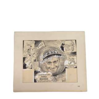 1936 World Series Gus Uhlman Alvin Powell Original Art | Hess Fine Auctions