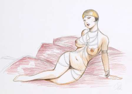 Paturaud | Illustration à la mine de plomb et aux crayons… | AZ auction