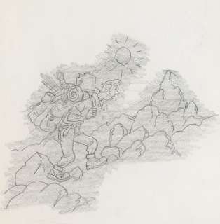 Hergé | Illustration à la mine de plomb sur calque… | AZ auction