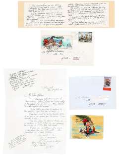 Kiko | Ensemble de 3 lettres calligraphiées et signées… | AZ auction