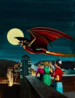 Luis Dominguez (attributed) UFO Flying Saucers  #10 Cover Painting Original Art (Gold Key, 1976).... | Heritage