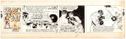 John Cullen Murphy Big Ben Bolt Sunday Comic Strip Original Art dated 7-8-56 (King Features Syndicate, 1956). - | Heritage