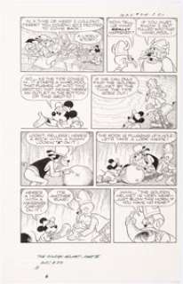 Paul Murry Walt Disney‘s Comics and Stories #379 Story Page 5 Mickey Mouse and Goofy Original Art (Gold Key, -